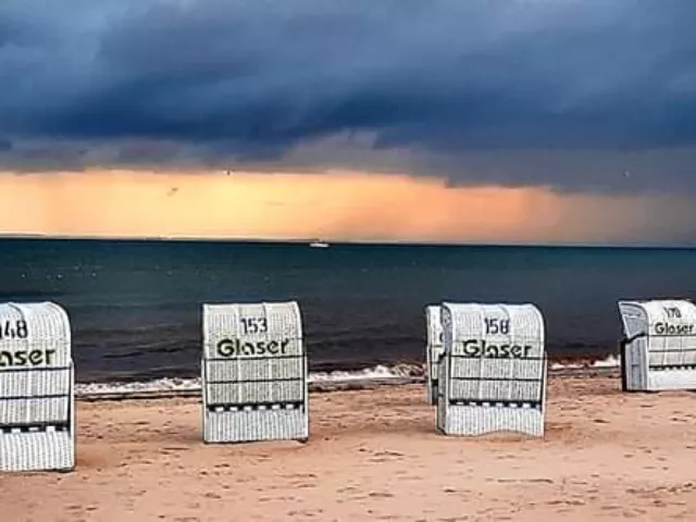 Strand und Strandkörbe